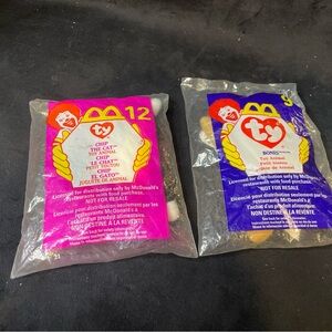 Lot Of 2 McDonald’s 1990s Beanie Babies NWT